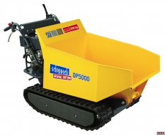 SCHEPPACH DP 5000 PÁSOVÝ PREPRAVNÍK 500 KG S HYDRAULICKÝM SKLÁPANÍM KORBY