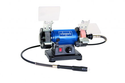 Scheppach HG 34 Dvojkotúčová brúska - Leštička so systémom Flexidrive