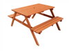 HECHT PICNIC SET - Kompaktná lavica so stolom 