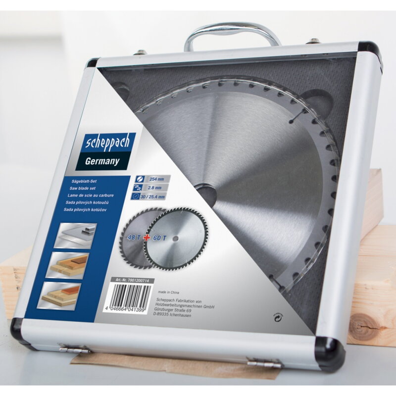 SCHEPPACH SADA 2 PILOVÝCH KOTÚČOV 254 MM