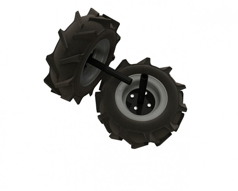 HECHT 8001017 - Pomocné kolesá 12" - 2 kusy pre Hecht785