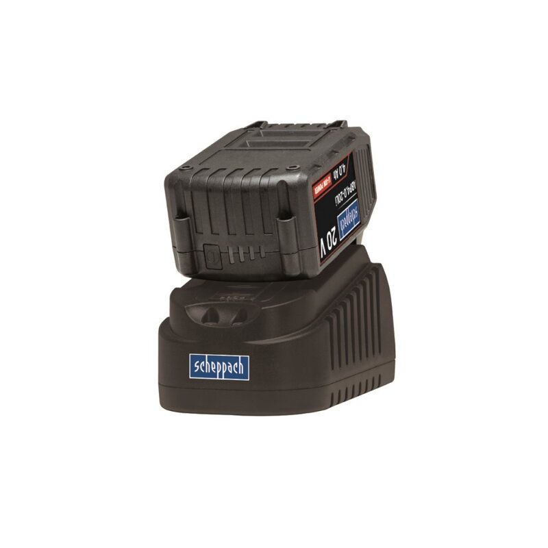 SCHEPPACH ABP4.0-20LI KIT B 20 V SET NABÍJEČKY 4 A A BATERIE 4 AH