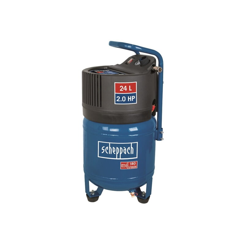 SCHEPPACH HC 24 V BEZOLEJOVÝ VERTIKÁLNÝ KOMPRESOR 24 L
