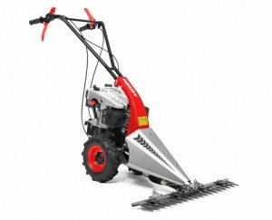 HECHT 587 - Lištová benzínová kosačka s pojazdom