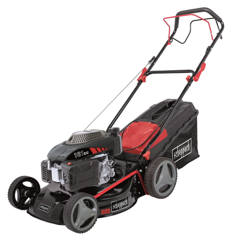 SCHEPPACH MS 161-46 MULTIFUNKČNÍ TRAVNÍ SEKAČKA 4V1 S POJEZDEM